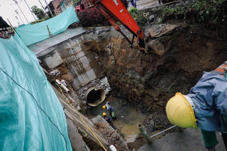 Obras del Colector ‘El Sillón’ llevan un 25% de ejecución
