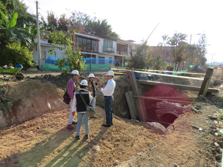 Construcción de colector El sillón marcha a buen ritmo