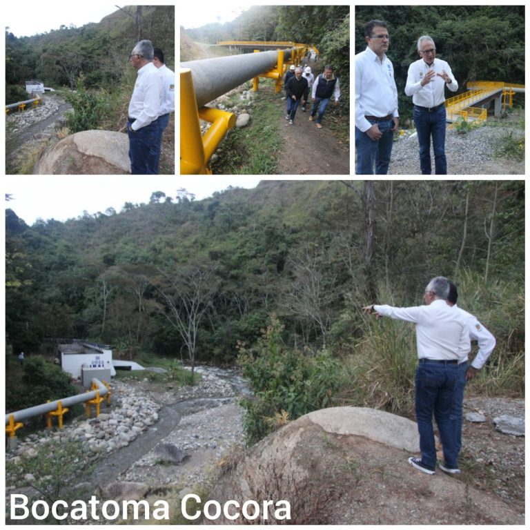 Así avanzan las obras del Acueducto Complementario con fuente alterna del rio Cocora