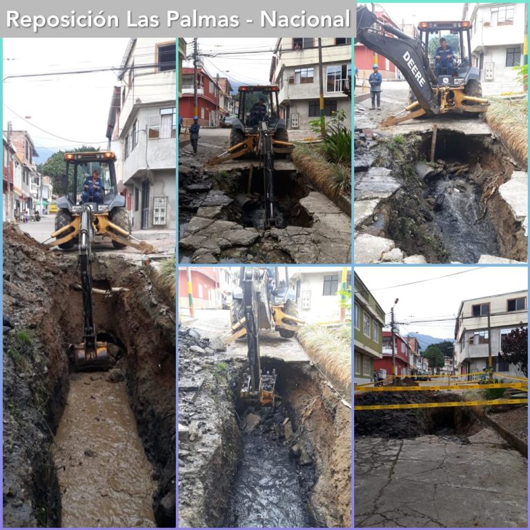 Nuestro trabajo en la calles, reposición de redes de Alcantarillado