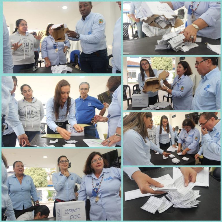 Funcionarios eligieron a los integrantes del comité de convivencia laboral y COPASST