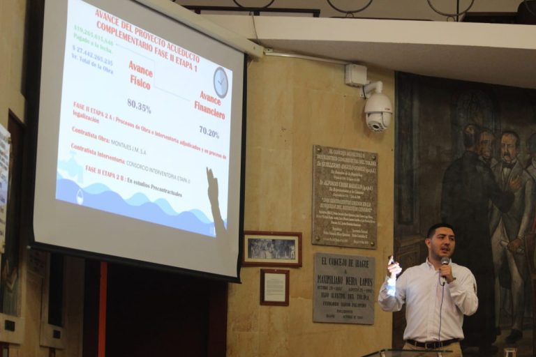 80% de avance se tiene en la Fase II del proyecto Acueducto Complementario