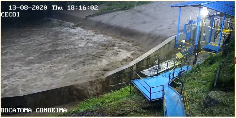 #Atención🚨. Suspendimos captación del río Combeima, debido a altos niveles de turbiedad por fuertes lluvias