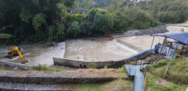 Se logró captación de todo el caudal de Combeima.