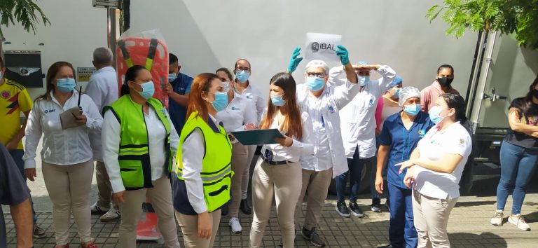 IBAL, participó en el Simulacro Nacional.