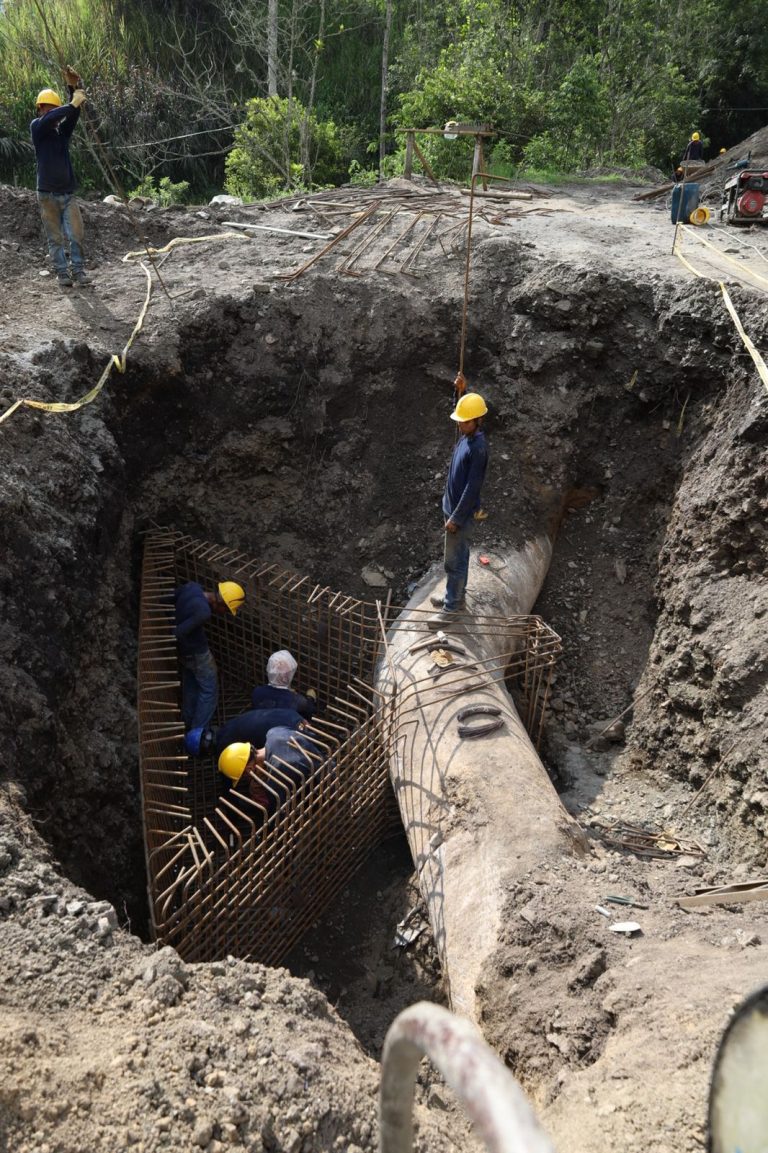 Con alta ingeniería se construye el Acueducto Complementario en Ibagué