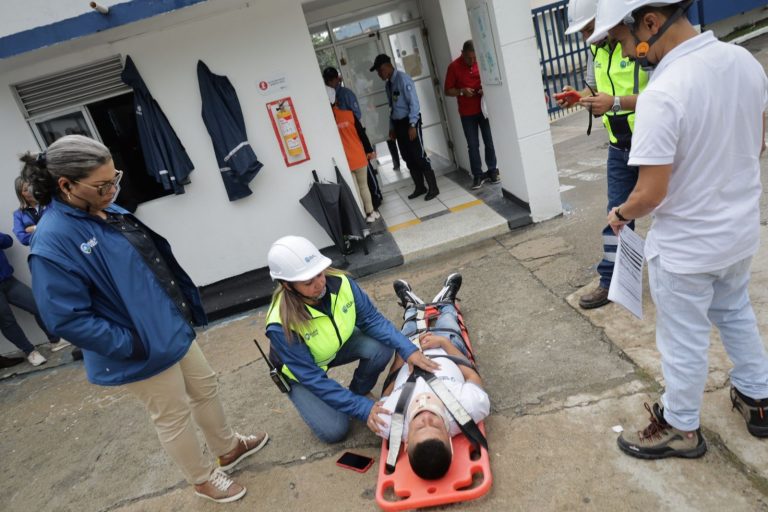 Con atención de heridos, IBAL se sumó al Simulacro Nacional de Respuesta a Emergencias 2023