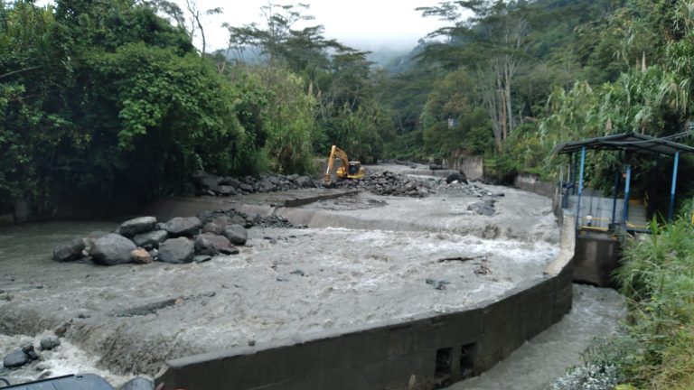 Turbiedad del río Combeima ha generado variación en la captación de la bocatoma