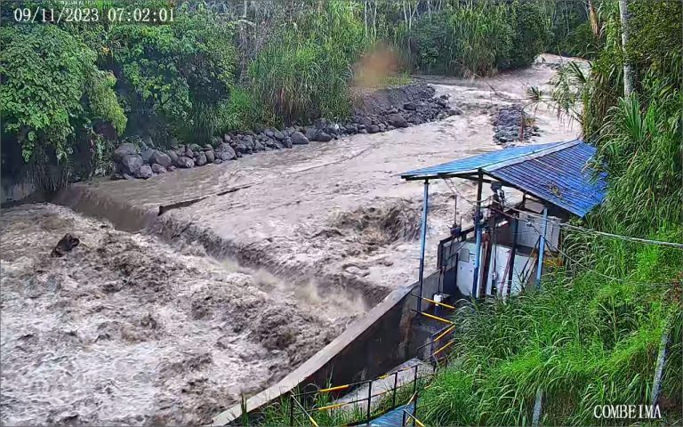 Cerrada captación del Combeima por alta turbiedad del río