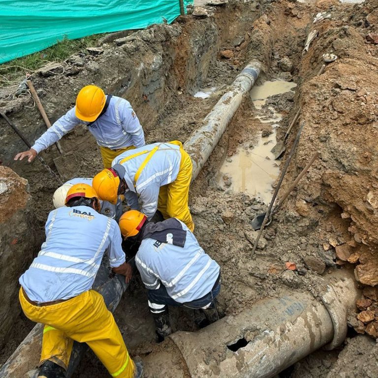 Cuadrillas IBALContigo superó daño de agua en la comuna 7